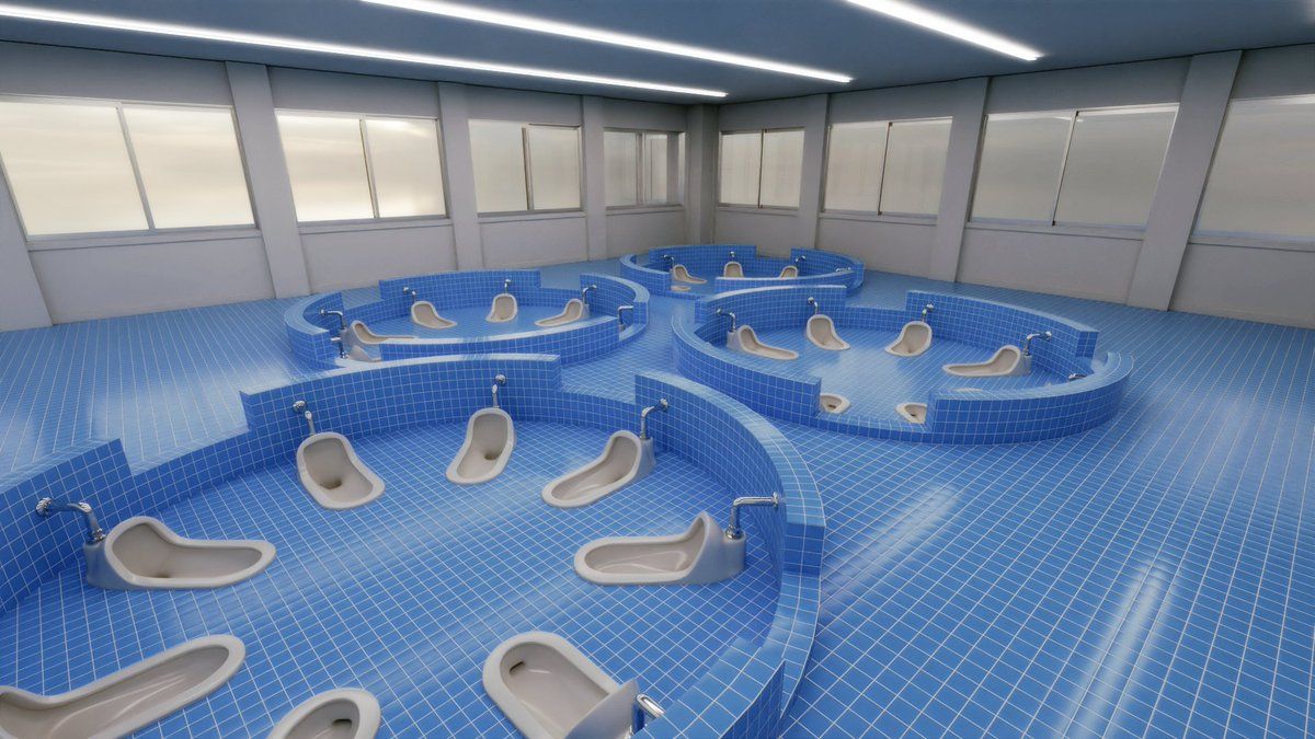 オリジナル投稿画像 トイレ 夢に出てきて困惑したトイレをCGで再現してみたらなぜか『自分の夢にも出た』と言う人が続出→目撃談によると、使ってはいけないトイレらしい -  Togetter [トゥギャッター]