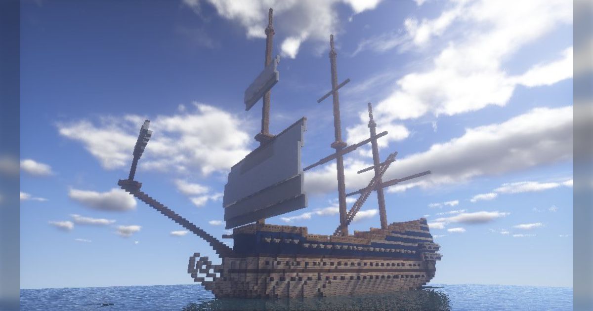 【Minecraft軍事部】第四十三回マイクラ軍事部版60分一本勝負 お題「海上兵器」【ワンクラ】 - posfie