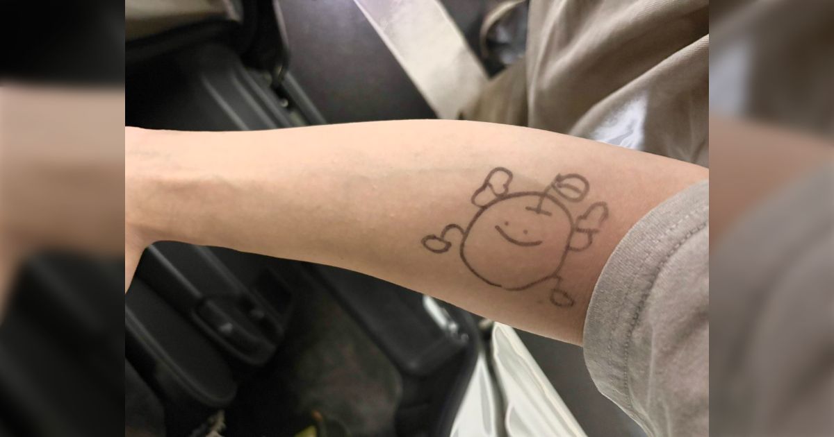 温泉に来たら、「あっ、刺青がはいっているお客様は…」と言われて、（俺刺青入ってないけど…？）と思って腕を見たら、これだった「センターのリスニングすぎる」