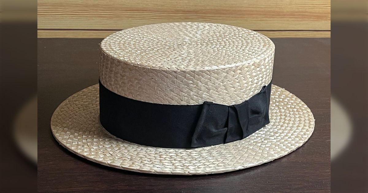 失われた日本の技術？昔のカンカン帽は今と比較にならない遥かに頑丈な