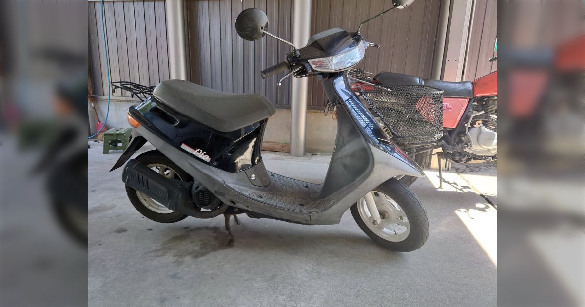 廃品回収の日にバイクが出てるのを見つけ、持ち主に貰っていいか