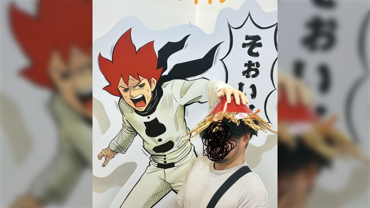 うすた京介ワールド展」にある「そぉい」の狂った写真を先生自ら
