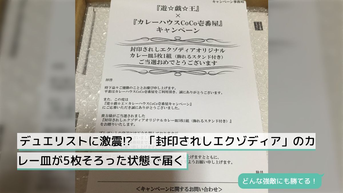 デュエリストに激震!? 「封印されしエクゾディア」のカレー皿が5枚そろった状態で届く - Togetter [トゥギャッター]