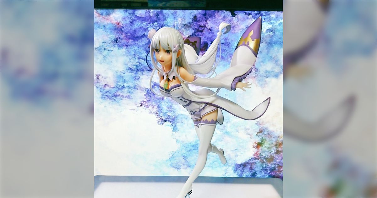 グッドスマイルカンパニーよりリゼロのエミリアのフィギュアが