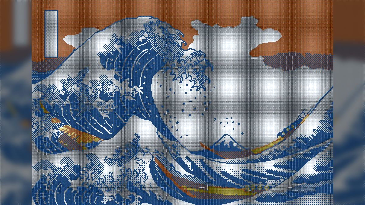 ルービックキューブ7000個の浮世絵」「UVレジンで折り紙