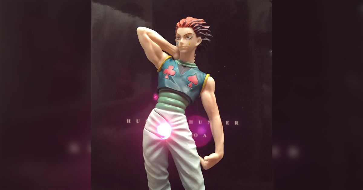 ヒソカ 光るフィギュア LED HUNTER×HUNTER」ヒソカの下半身が