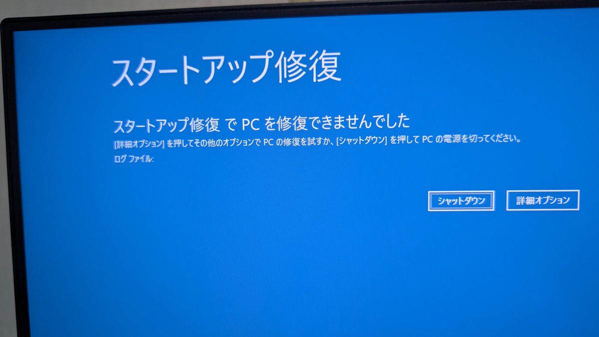 Windows11のバグで重要なデータごとPCがダメになってしまった