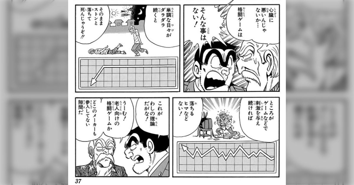 昔、老人ホームのお遊戯的な催しが嫌だとお年寄りがよく言っていたが「高齢者向けゲーム」の話題で同じことを感じてる