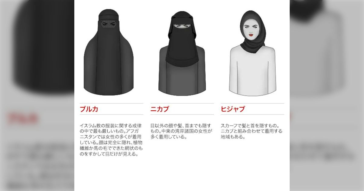 素人エジプトサイトの人が語るブルカ禁止法から学ぶ、ブルカとニカブとヒジャブの違いについて - posfie