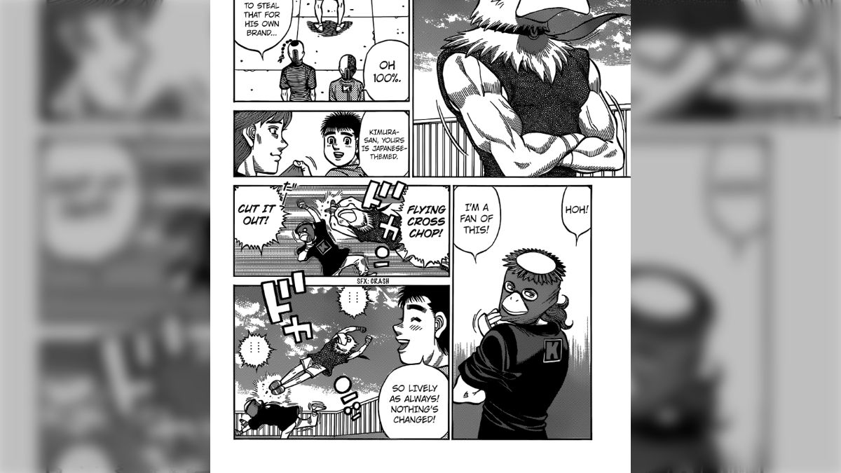 今週号マガジンの「はじめの一歩」に自作キャラのパロディが登場し、感激する硬梨菜先生へ森川ジョージ先生から強烈な追撃が届く。 - posfie