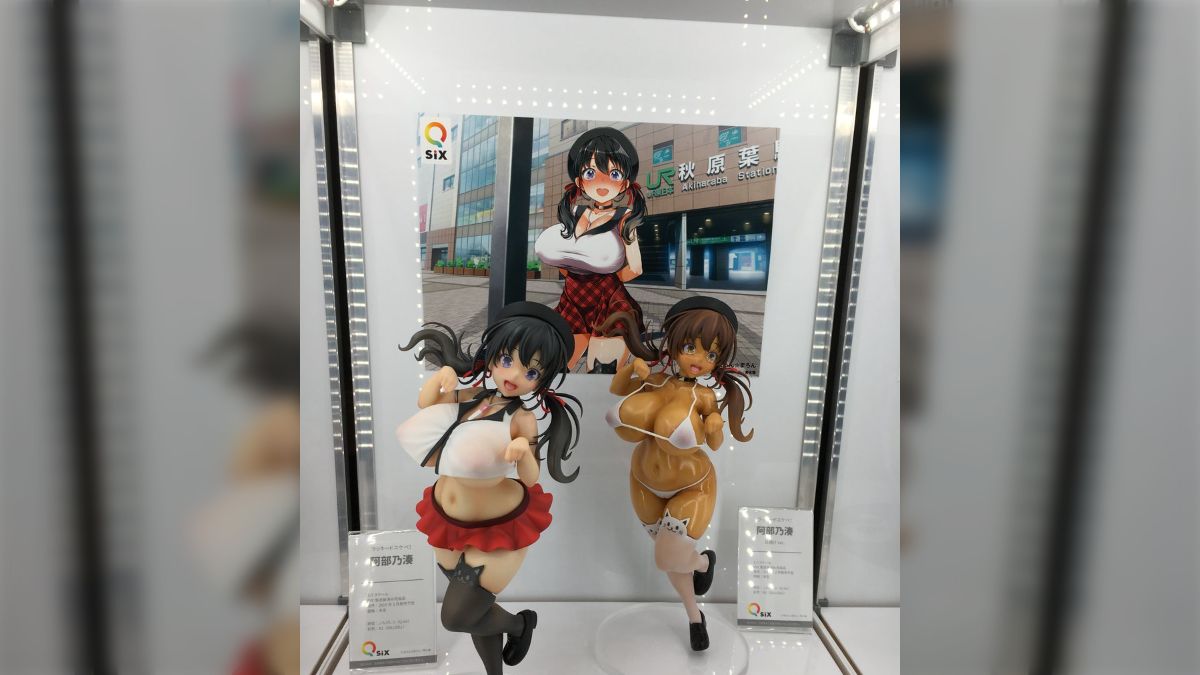 ワンフェスでQ-sixより美少女フィギュアのラッキードスケベ阿部乃湊が展示される (2ページ目) - Togetter [トゥギャッター]