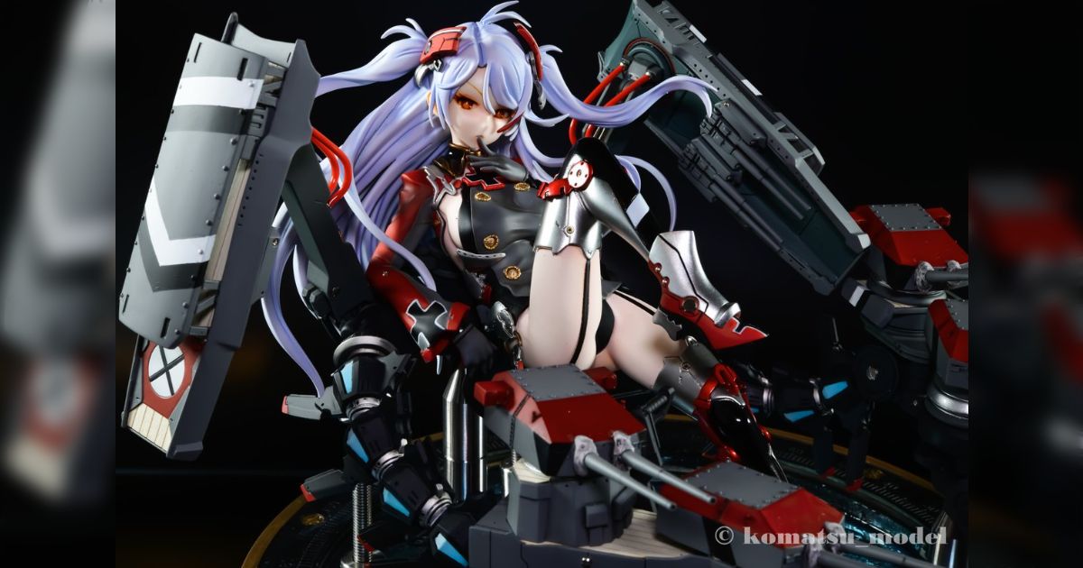 フィギュア製作・完全塗装・ジオラマ製作 アズールレーン プリンツ・オイゲンを作る - Togetter [トゥギャッター]