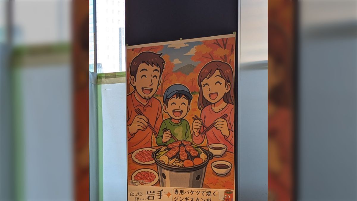 このポスターを一目見て生成AIだな、と思うのはなぜ？→指の本数など