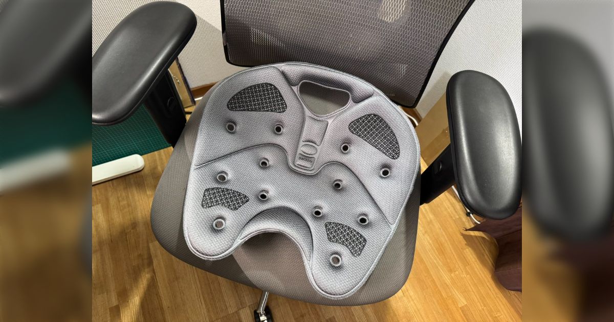 『BackJoy』という小島監督も使っているサポート器具を1ヶ月くらい使ったが座る姿勢が良くなっていることが実感できて腰痛対策に本当に良さそう ...
