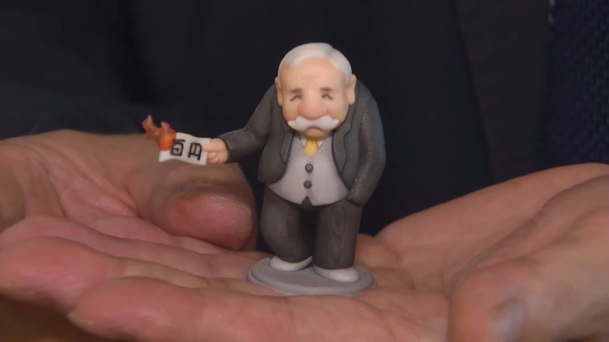 どうだ明るくなつたろう」の成金おじさん、フィギュア化されたり未来を  