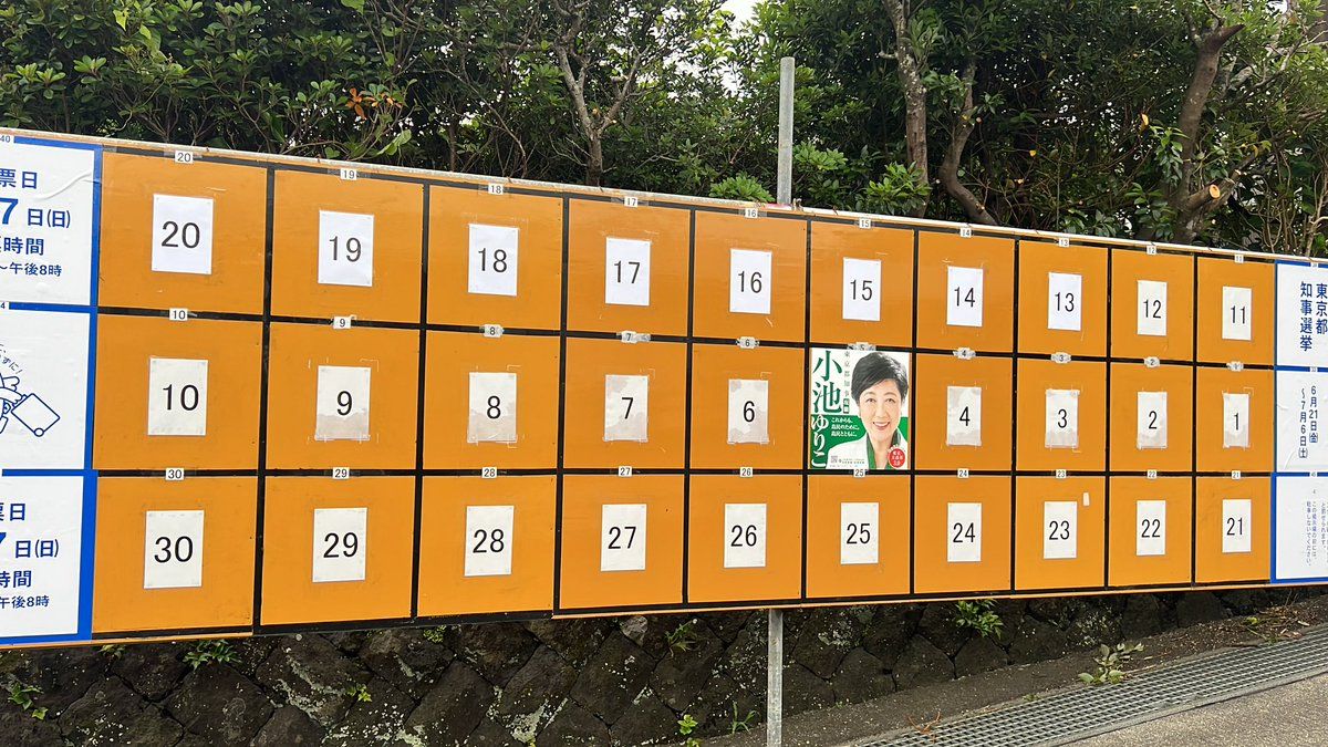 素人｜素人顔出し　11の掲示板 ポスター増えてた】日本の最も困難上陸と言われる離島・青ヶ島に最速で貼られていた都知事選のポスターに「組織力すごい」 (2ページ目) -  Togetter [トゥギャッター]