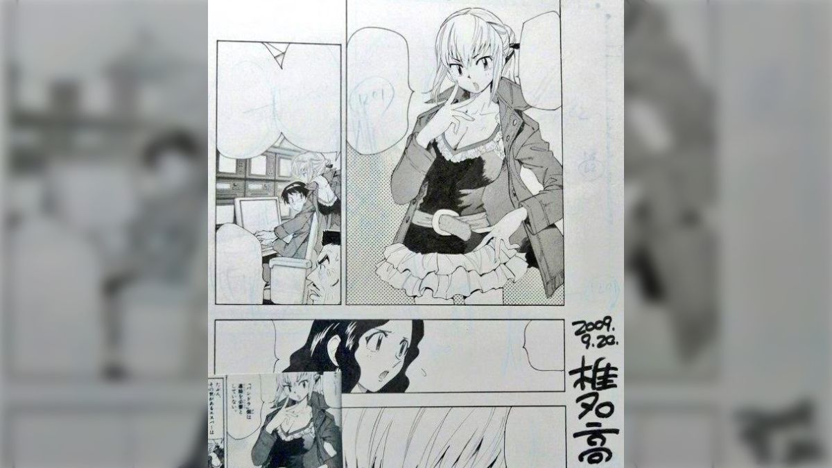 漫画家が全員色紙を気安くサラサラ描けると思ったら大間違いで、原稿