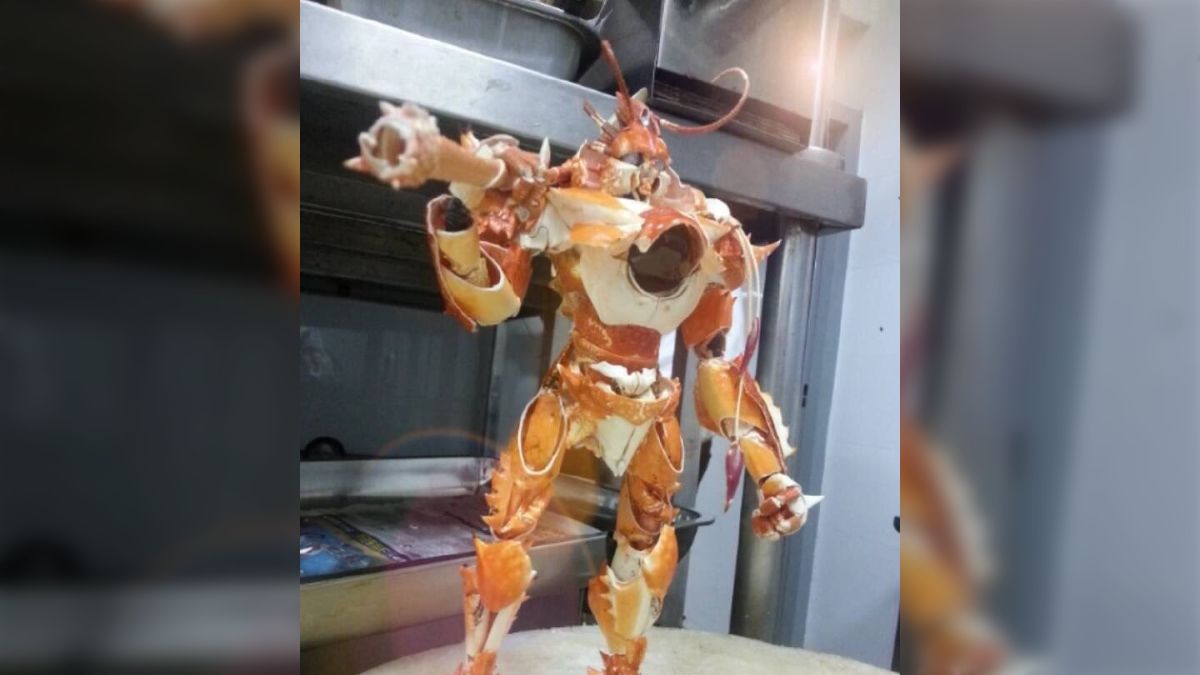 蟹のカラは捨てないで！フィギュア職人の作った蟹アーマーが素晴らしい 