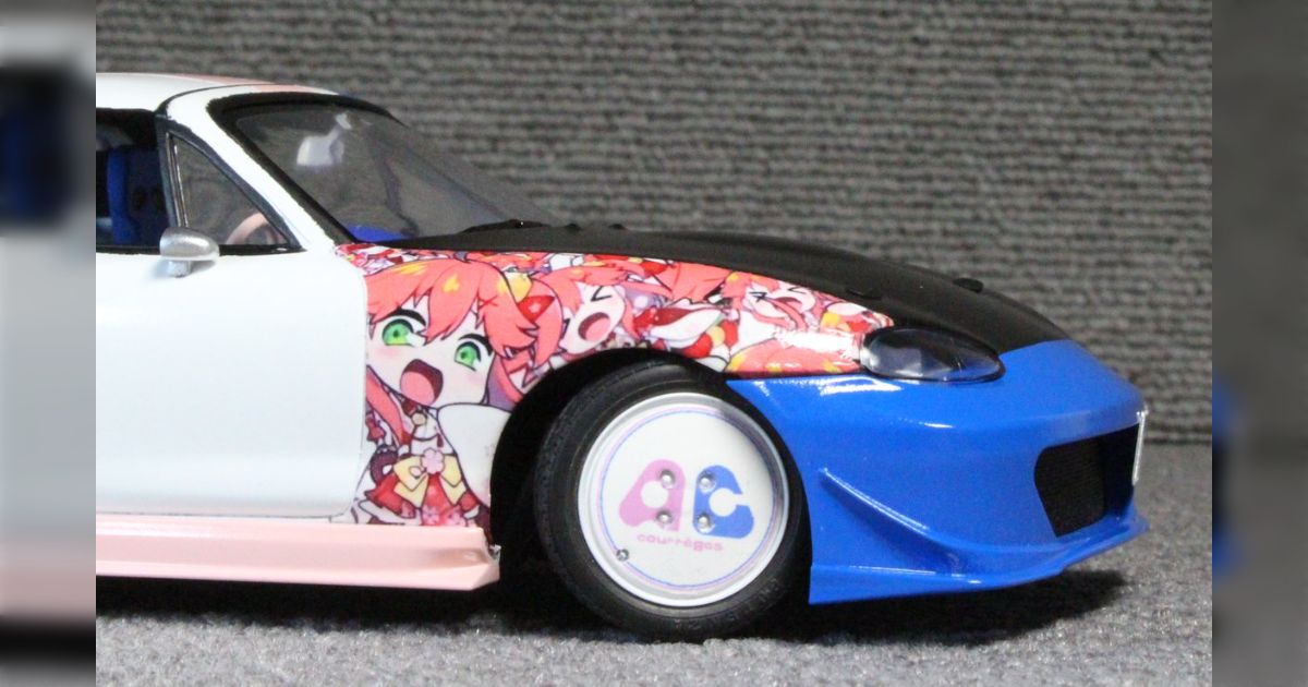 80年代感満載の『クレージュ』のホイールめっちゃ可愛いんだが