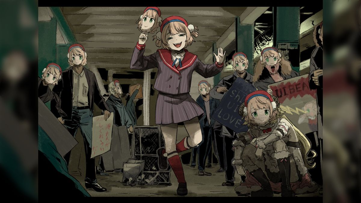 コンプティーク付録の”俺がしぐれういだ！お面”のファンアートが