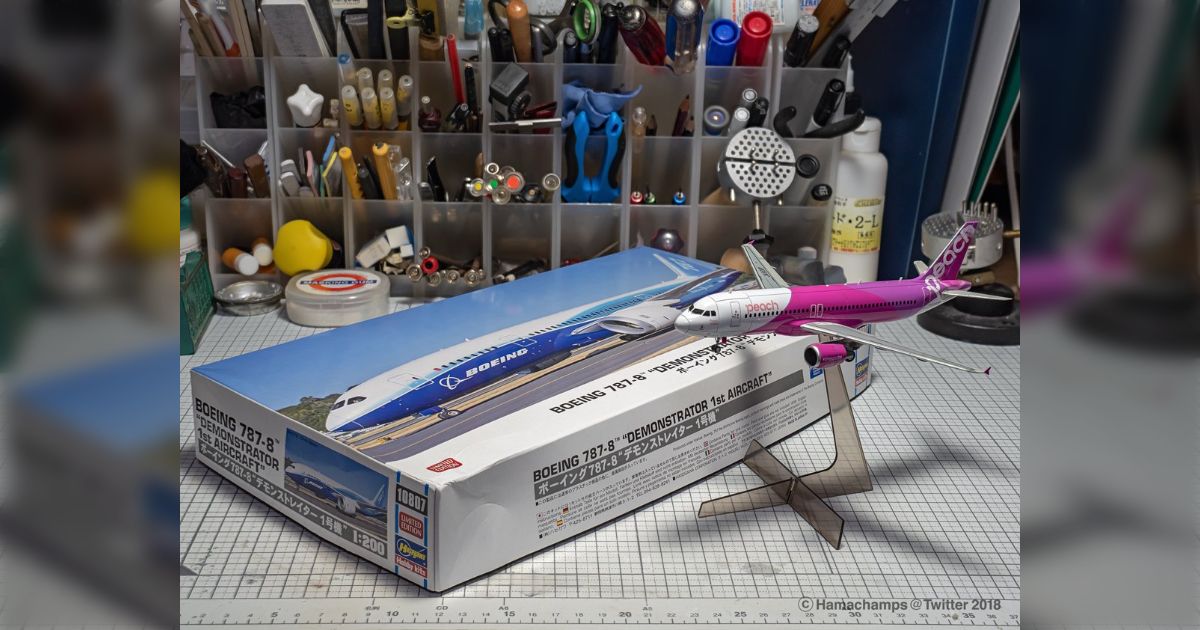 ハセガワ1/200「ボーイング787-8」の製作記録 - posfie