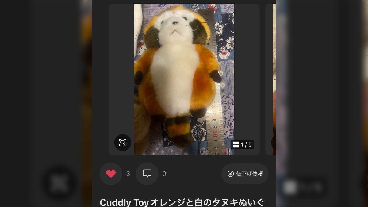 ラスカルの存在を知らない人の出品おもしろい「AIに出品の項目書