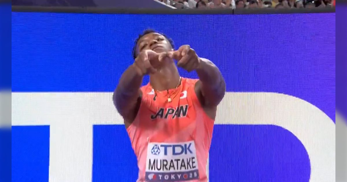 ネテロ会長と、おまけ 東京世界陸上】男子110mハードルの村竹ラシッド選手のポーズが