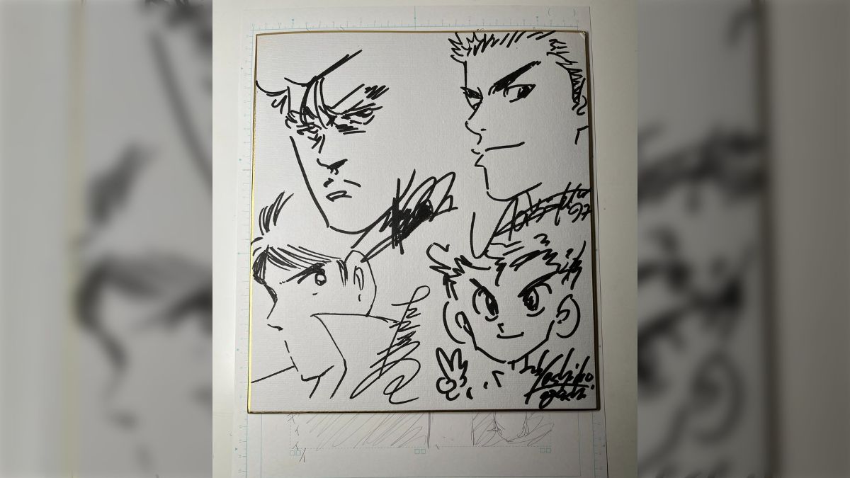 冨樫義博氏、「HUNTER×HUNTER」の進捗と共に“サイン色紙”の画像を投稿