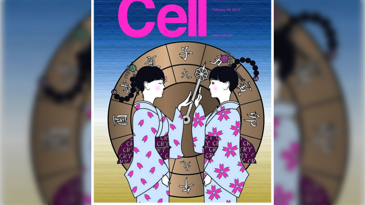 世界最高峰の学術誌「Cell」 最新号の表紙がタンパク質を擬人化した