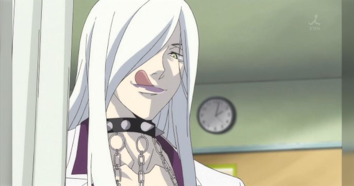 ほぼ全キャラ顔見せカオス #学園BASARA 1話の明智光秀(CV速水奨)が保険