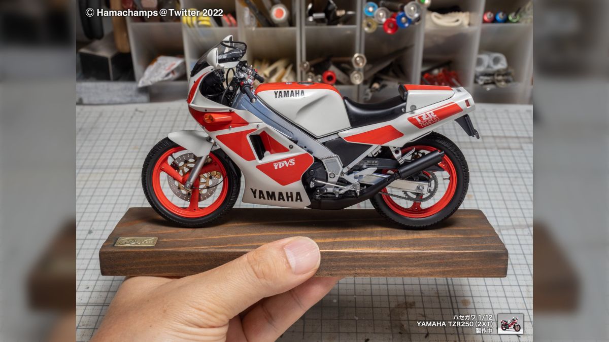 ハセガワ1/12「ヤマハ TZR250(2XT)」の製作記録 - posfie