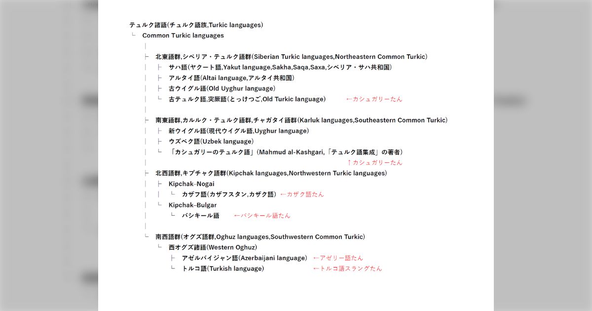 「ツングース諸語，古シベリア諸語・古アジア諸語，アルタイ諸語とテュルク諸語とモンゴル語族」のお話，しませんか？ 「ウラル・アルタイ語族」は存在