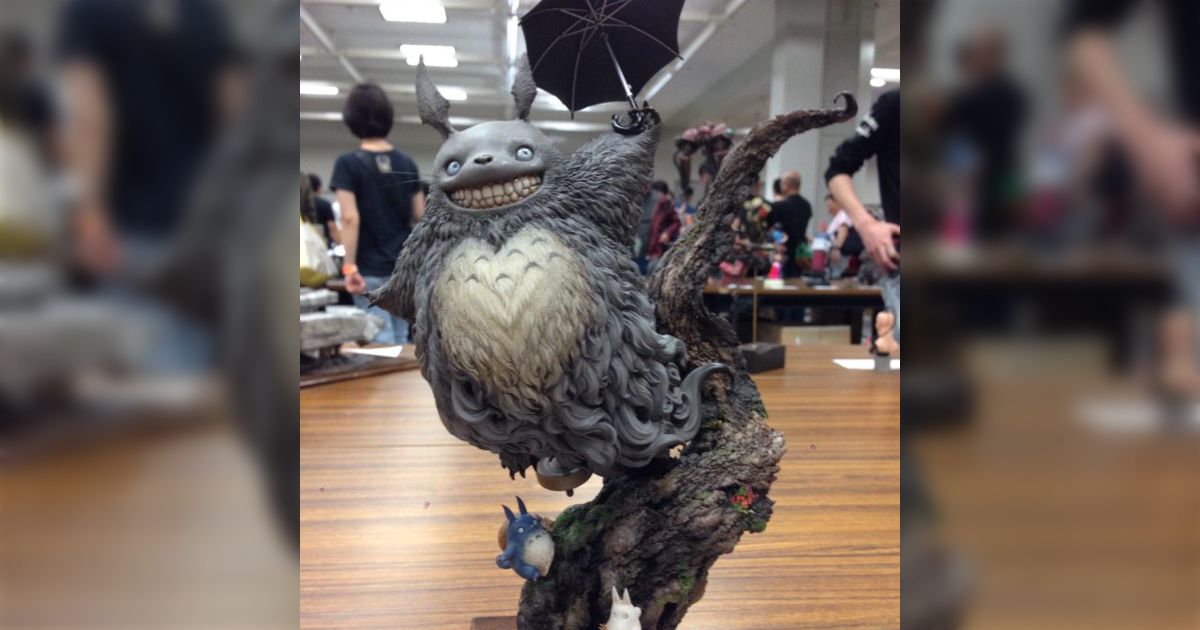 今にも動き出しそうなトトロ、息吹を感じる天狗……!! 第一回AMAZING