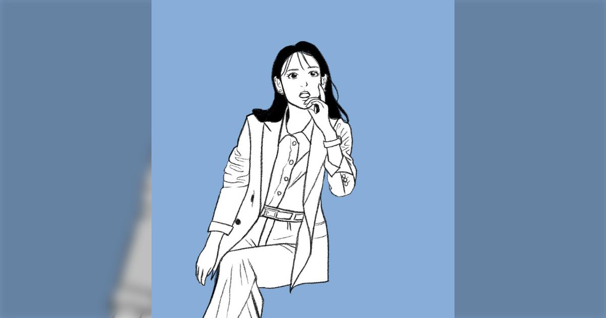 トレースしたらうまく描けた、江口寿史風イラストめっちゃ簡単→こういったものを見るとむしろ江口氏のセンスやスキル、作家性がよくわかる？