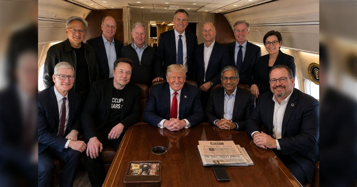 【約2000兆円】トランプ大統領が米中会談のためにアメリカの大企業のCEOを根こそぎ動員していることが「完全に狂気」だと話題に