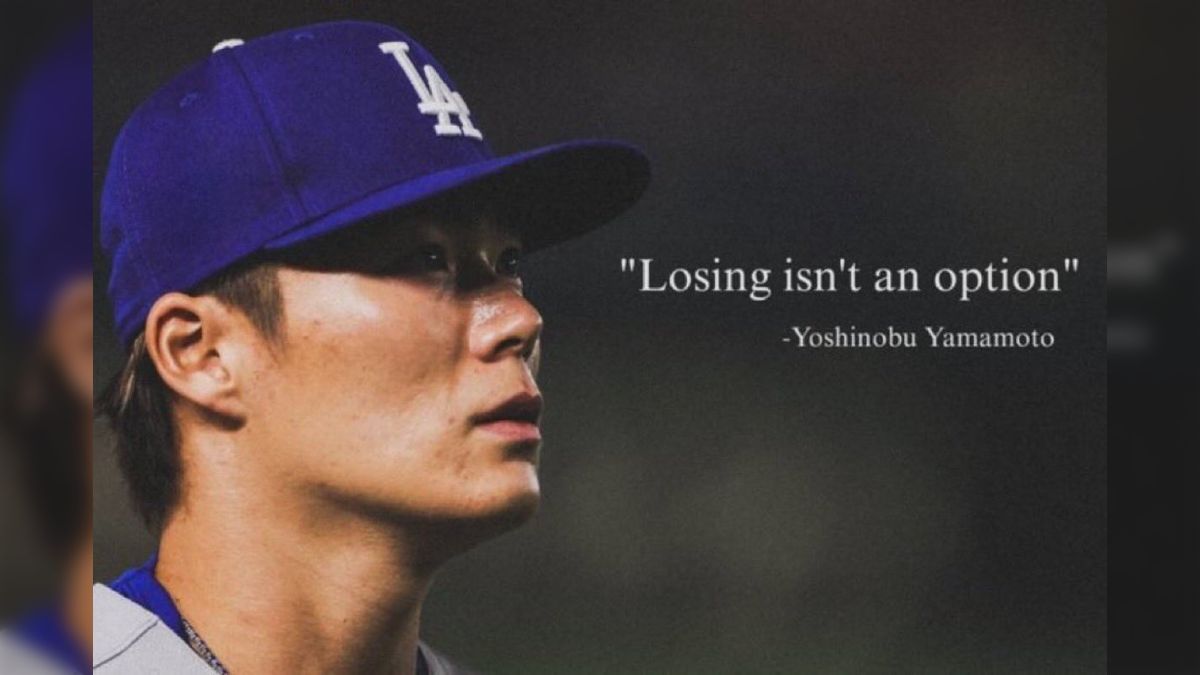 ワールドシリーズMVPの山本由伸選手、「負けるという選択肢はない