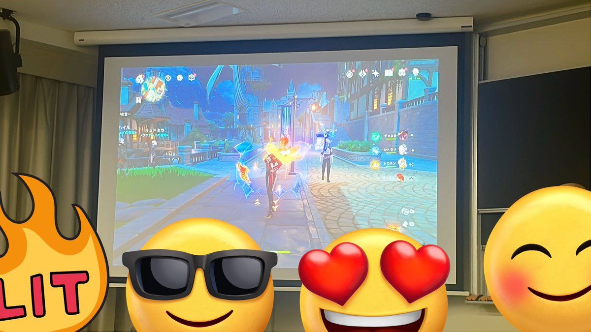 今日の大学の授業は先生が原神をやってるの見てるだけで終わった」というポストに怒りの声があったがちゃんと意味のある授業だったらしい - Togetter