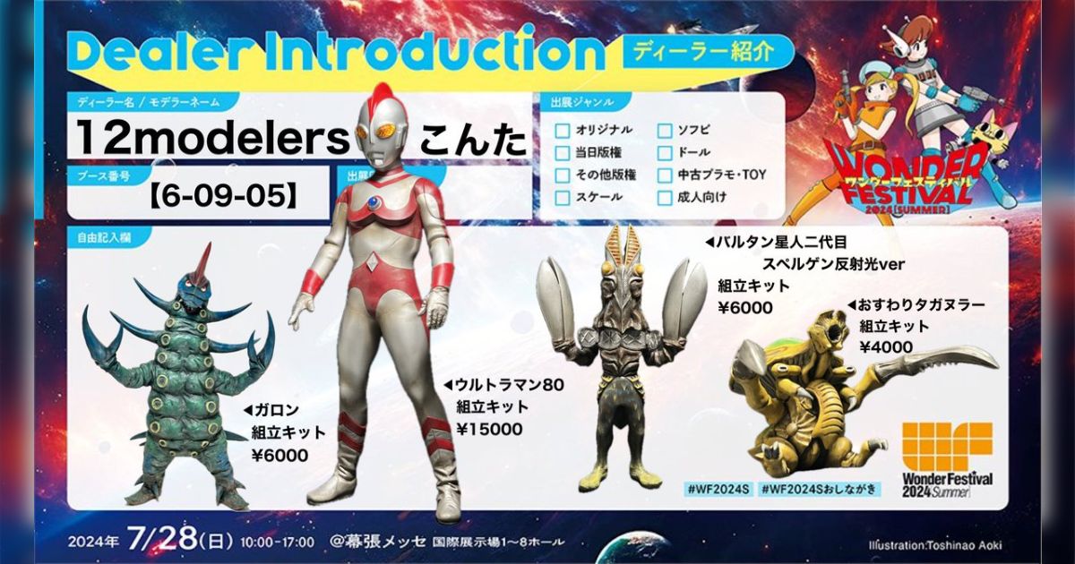ワンダーフェスティバル2024［夏］#コスプレイヤー 参加状況調査の 