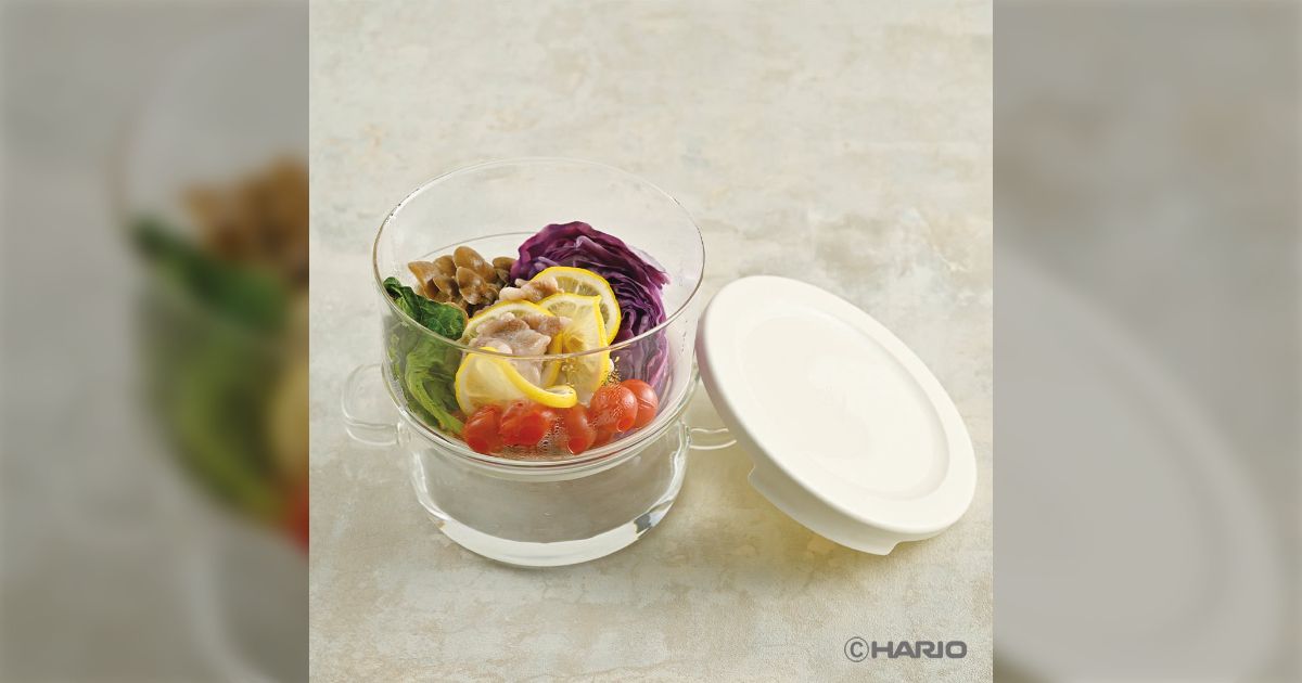 「HARIOのガラスのせいろ蒸し器を買って、公式にあるレシピを片っ端から作ったら、これが全部んまい」竹だとカビが怖いけどガラスいいな→ご飯釜や丼など、皆さんの推すHARIOガラス製品は他にも