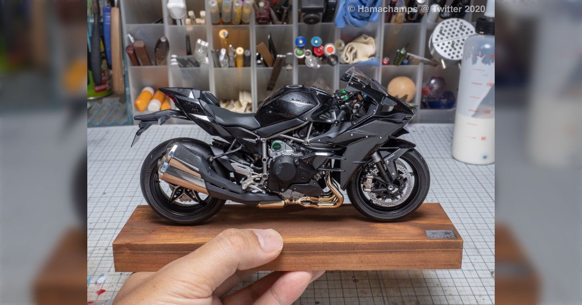 タミヤ 1/12「Kawasaki Ninja H2 2016年モデル」の制作記録 - Togetter [トゥギャッター]