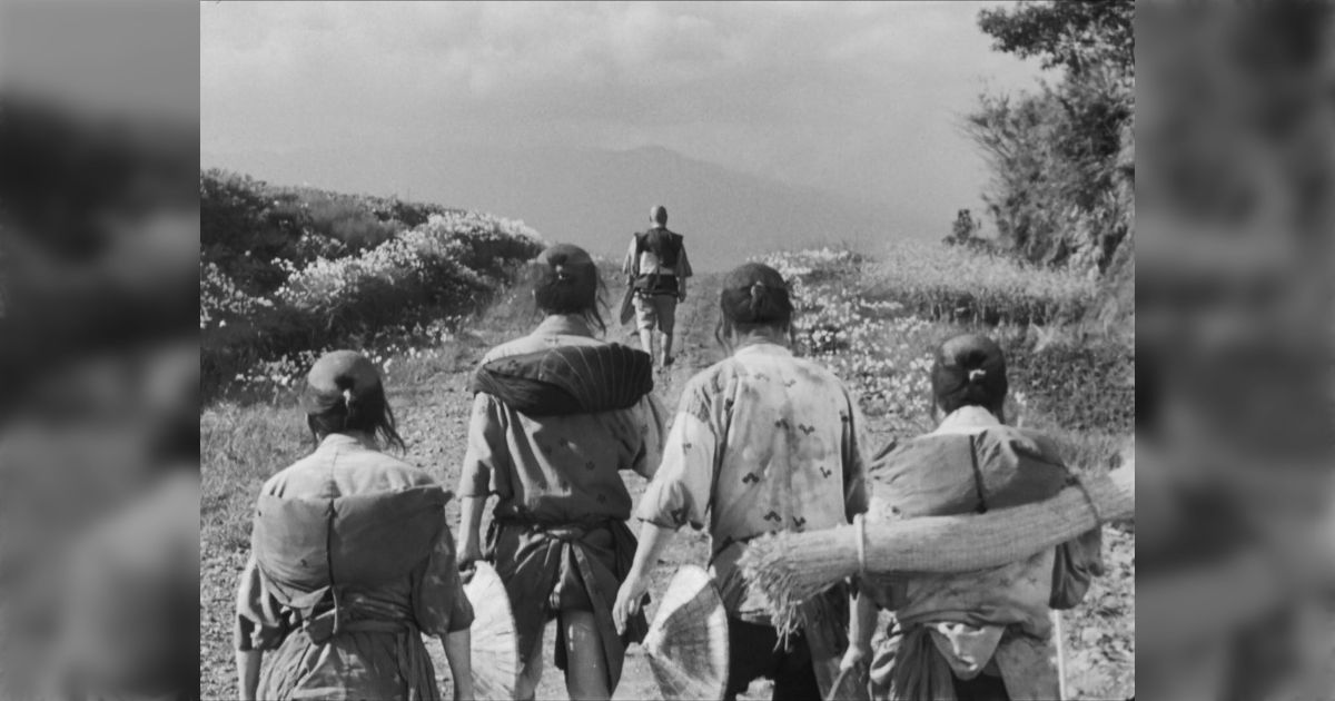 黒澤明監督の名作映画「七人の侍」は構図が美しく、シンプルだけど映画