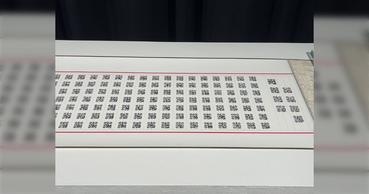 全て手書きで描かれた般若心経のQRコードがヤバい「これが現代の