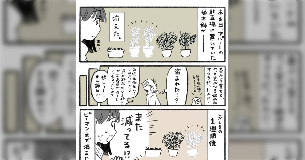 自宅の敷地内の植木鉢が誰かに盗まれていると気づきスマートタグで対策した結果「犯人の言い訳がホラー」