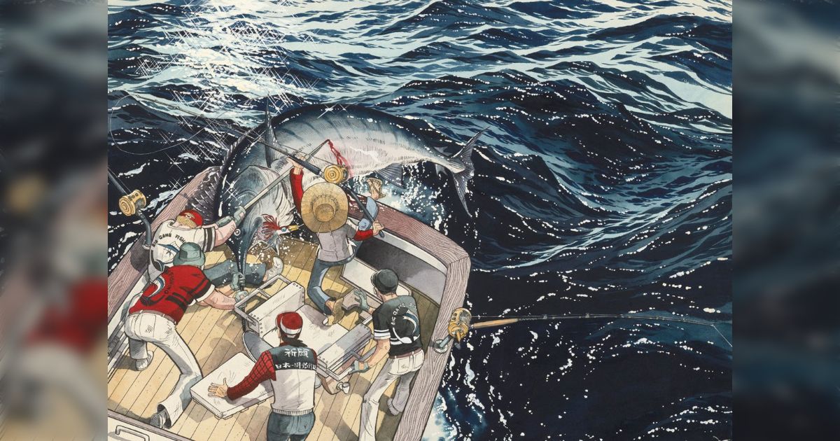 釣りキチ三平 セル画 背景あり