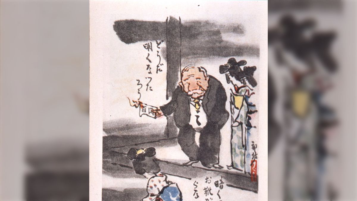 オリジナル成金ルームランプ「どうだ明るくなっただろう」