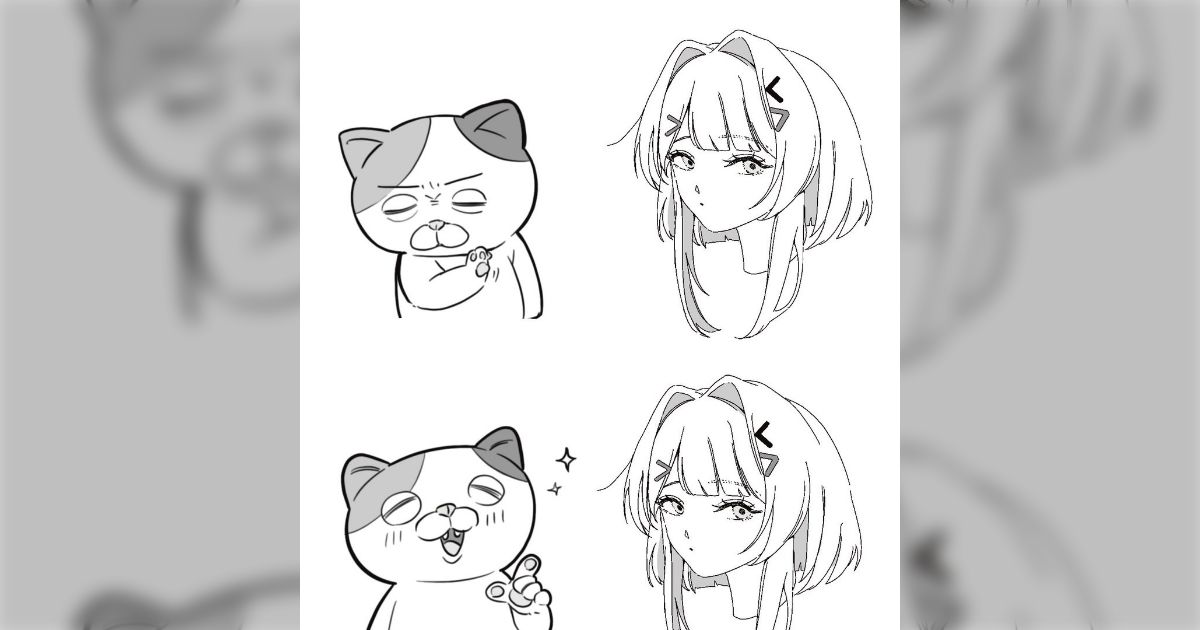 「個人的好み」という文言と共に投稿されたふたつの違う髪型のイラスト、どう見ても違いがわからずサイゼリヤの間違い探しレベル…解説する人々のお陰で思わずアハ体験