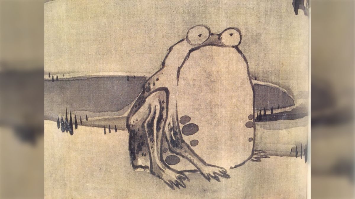 伊藤若冲が『菜蟲譜』で描いたこのユーモラスなカエルはもっと知られる