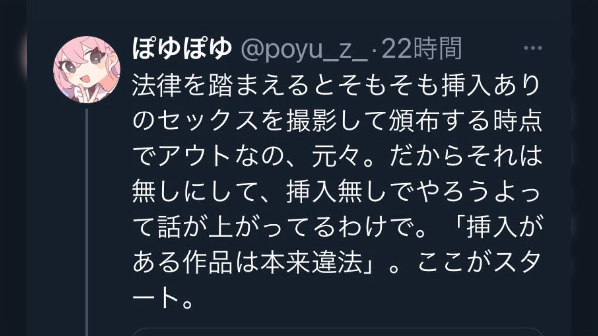 挿入がある作品は本来違法」ここがスタート。ということらしい - Togetter [トゥギャッター]