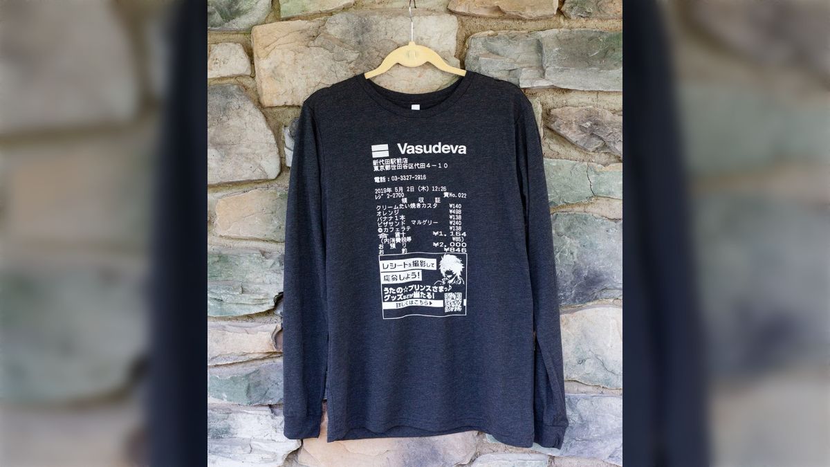 アメリカのポストロックバンドがファミマのレシートを新作Tシャツに 
