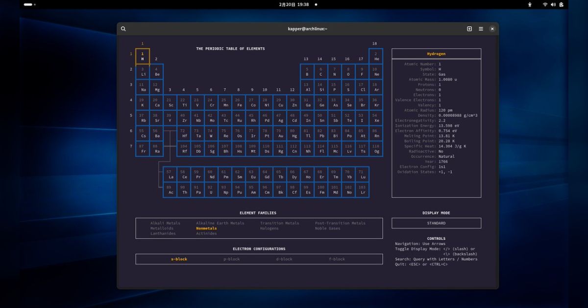 Pythonのコマンドライン周期表のPeriodic-table-cliが異常にかっこよくて良さげアプリ。周期表と元素説明が表示される ...